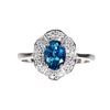 Image 1 : Natural  London Blue Topaz  Ring