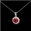 Image 2 : Natural Red Ruby Pendant