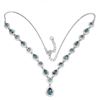 Image 2 : Natural Stunning London Blue Topaz Necklace