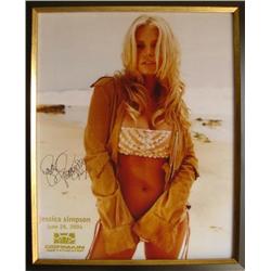 Jessica Simpson Autographed Custom Poster