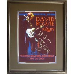 David Bowie Autographed Custom Poster