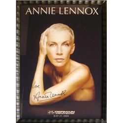 Annie Lennox Autographed Custom Poster
