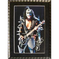 Gene Simmons Autographed Color Photo