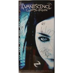 Evanescence Autographed Poster