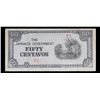 Image 2 : 1942 Philippines(Japanese Occupation) 50 Centavos Note P# 105B Grades vf++