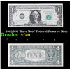 Image 1 : 1963B $1 'Barr Note' Federal Reserve Note Grades xf