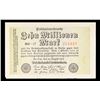 Image 2 : 1923 Germany 10 Million Mark Post-WWI Hyperinflation Currency Banknote P# 106d, Watermark: Wavy line