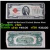 Image 1 : 1928F $2 Red seal United States Note Grades vf+