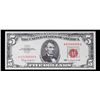 Image 2 : 1963 $5 Red seal United States Note Grades Choice AU/BU Slider