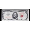 Image 2 : 1963 $5 Red seal United States Note Grades Select AU