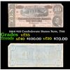 Image 1 : 1864 $10 Confederate States Note, T68 Grades vf++