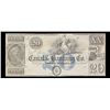 Image 2 : Ca. 1840s $20 New Orleans Canal & Banknote Co. Obsolete Currency Note, Uncirculated Grades Select CU