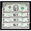 Image 2 : Set of 4 non-Concec 2003A $2 federal Reserve Note Grades CU