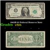 Image 1 : 1963B $1 Federal Reserve Note Grades vf+