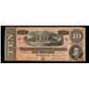 Image 2 : 1864 $10 Confederate Note, T68 Grades Select AU