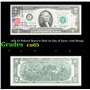Image 1 : 1976 $2 Federal Reserve Note 1st Day of Issue, with Stamp Grades Gem CU