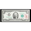 Image 2 : 1976 $2 Federal Reserve Note 1st Day of Issue, with Stamp Grades Gem CU