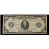 Image 2 : 1914 $10 Large Size Rare Red Seal Federal Reserve Note Grades f+