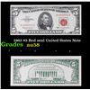 Image 1 : 1963 $5 Red seal United States Note Grades Choice AU/BU Slider