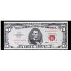 Image 2 : 1963 $5 Red seal United States Note Grades Choice AU/BU Slider