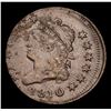 Image 2 : ***Auction Highlight*** 1810 Classic Head Large Cent Mint Error 1c Graded au55 BY SEGS (fc)