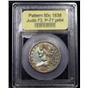 Image 4 : Proof ***Auction Highlight*** 1838 Original Pattern Half Dollar 50c Judd-73, P-77, R7 50c Graded Cho