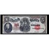 Image 2 : ***Auction Highlight*** 1907 $5 Large Size Legal Tender Note "WoodChopper" Fr-91 Grades Select AU (f
