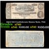 Image 1 : 1864 $10 Confederate States Note, T68 Grades xf