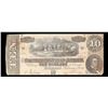 Image 2 : 1864 $10 Confederate States Note, T68 Grades xf