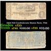 Image 1 : 1864 $10 Confederate States Note, T68 Grades vf+