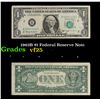 Image 1 : 1963B $1 Federal Reserve Note Grades vf+