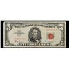Image 2 : 1963 $5 Red seal United States Note Grades vf++