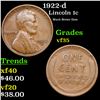 Image 1 : 1922-d Lincoln Cent 1c Grades vf++