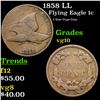 Image 1 : 1858 LL Flying Eagle Cent 1c Grades vg+