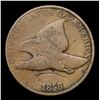 Image 2 : 1858 LL Flying Eagle Cent 1c Grades vg+
