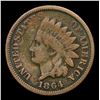 Image 2 : 1864 CN Indian Cent 1c Grades vf++