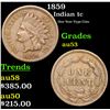 Image 1 : 1859 Indian Cent 1c Grades Select AU