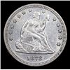 Image 2 : ***Auction Highlight*** 1878-p Seated Liberty Quarter 25c Graded Select Unc BY USCG (fc)