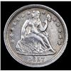 Image 2 : ***Auction Highlight*** 1857-p Seated Liberty Dime 10c Graded ms63 By SEGS (fc)