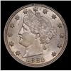 Image 2 : 1883 N/C Liberty Nickel 5c Grades GEM+ Unc