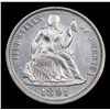 Image 2 : ***Auction Highlight*** 1891-p Seated Liberty Dime 10c Graded Select Unc+ PL BY USCG (fc)