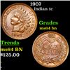 Image 1 : 1907 Indian Cent 1c Grades Choice Unc BN