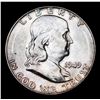Image 2 : 1949-p Franklin Half Dollar 50c Grades GEM+ Unc