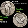 Image 1 : 1926-s Standing Liberty Quarter 25c Grades vg+