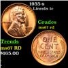 Image 1 : 1955-s Lincoln Cent 1c Grades GEM++ Unc RD