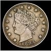 Image 2 : 1883 n/c Liberty Nickel 5c Grades xf