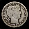 Image 2 : 1914-p Barber Quarter 25c Grades vg+