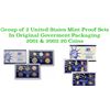 Image 1 : Group of 2 United States Mint Proof Sets 2001-2002 20 coins.