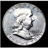 Image 2 : Proof 1963 Franklin Half Dollar 50c Grades Choice Proof