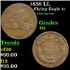 Image 1 : 1858 LL Flying Eagle Cent 1c Grades f+